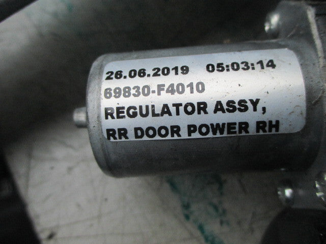 TOYOTA AVENSIS SALOON T270 2015 WINDOW REGULATOR MOTOR REAR RIGHT OSR 69830F4010