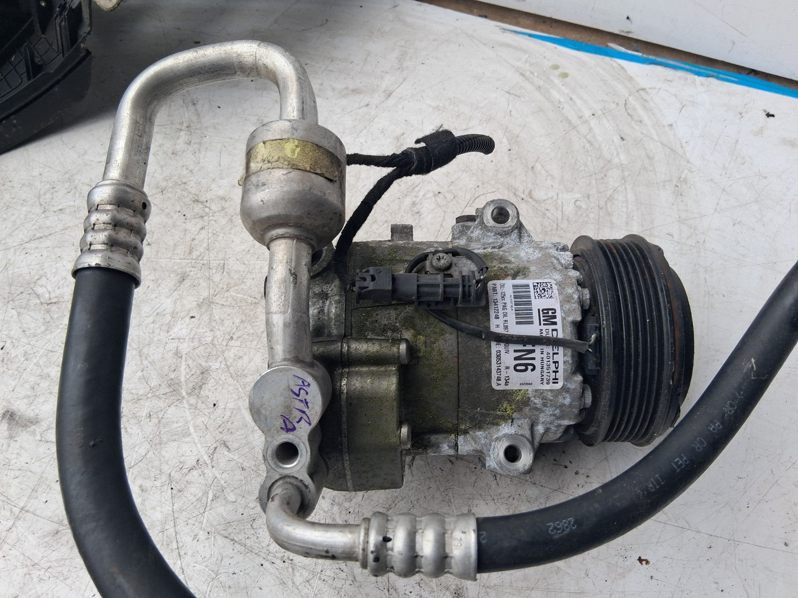 2013 VAUXHALL ASTRA J 1.7 DIESEL AC AIR CON COMPRESSOR PUMP 13412248