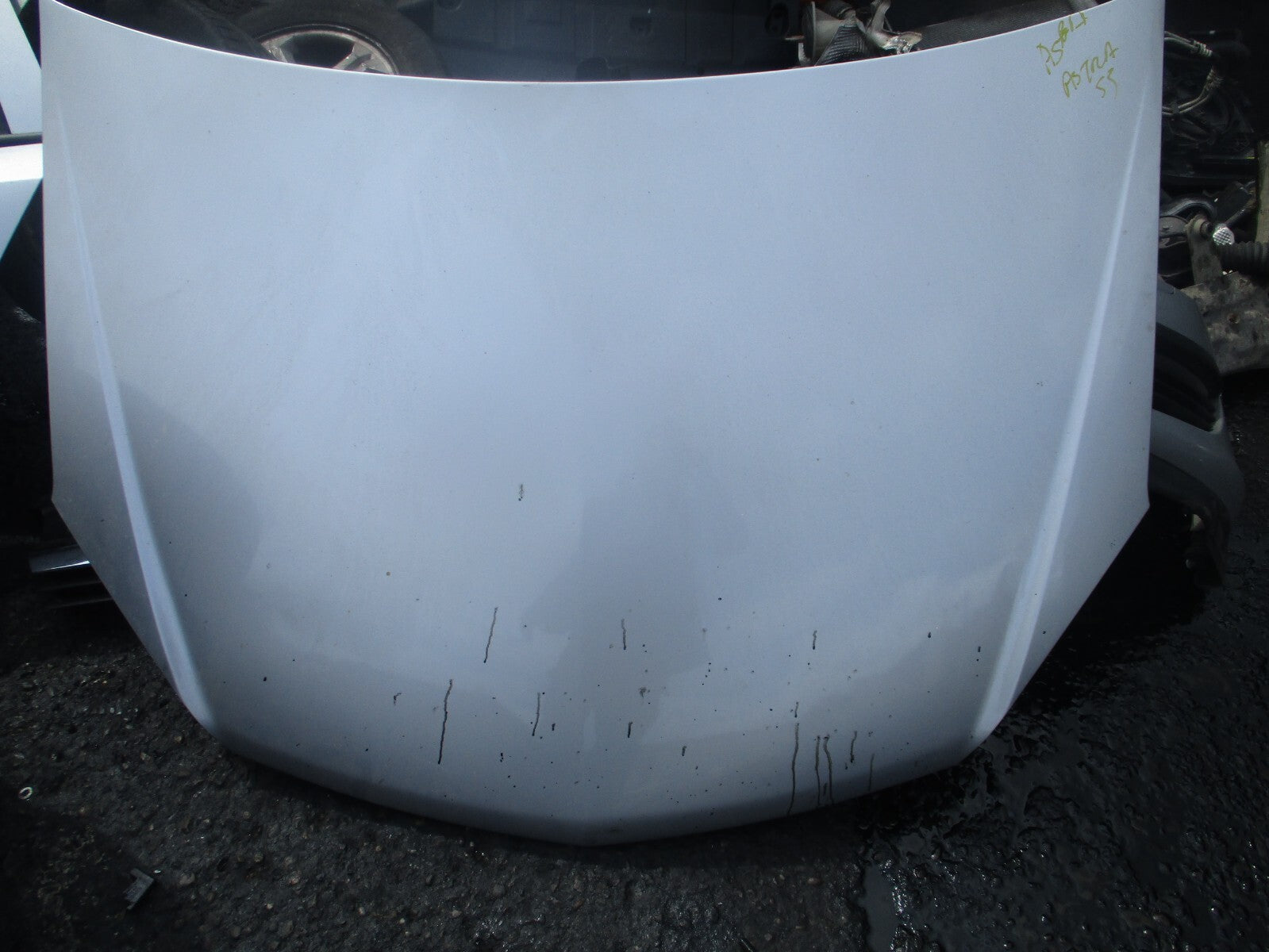 VAUXHALL ASTRA H 2008 5 DOOR FRONT BONNET HOOD PANEL SILVER Z157