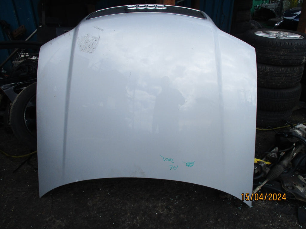 AUDI A6 C5 2002 FRONT COMPLETE BONNET HOOD SILVER