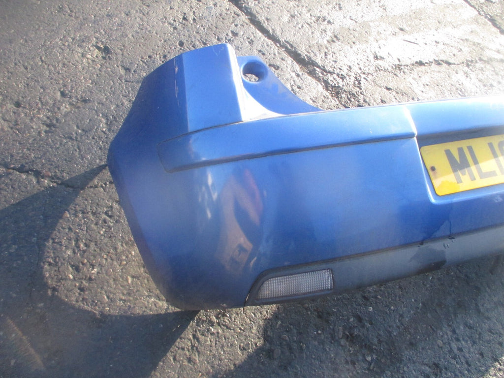 CITROEN C4 2009 REAR COMPLETE BUMPER BLUE