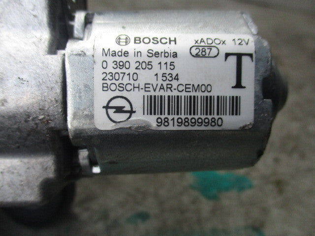 2023 VAUXHALL GRANDLAND X REAR WINDOW WIPER MOTOR 0390205115