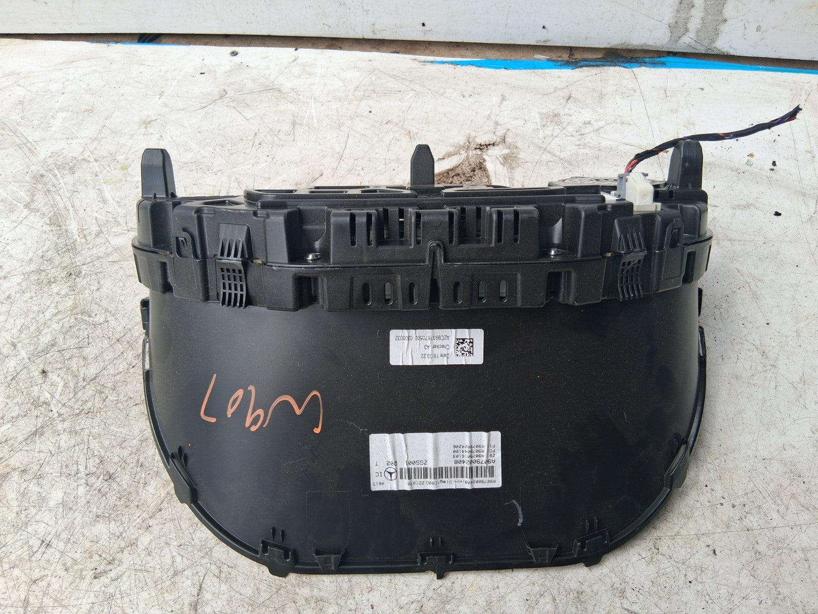 2020 MERCEDES SPRINTER W907 2.0 DIESEL MANUAL INSTRUMENT CLUSTER A9079002408