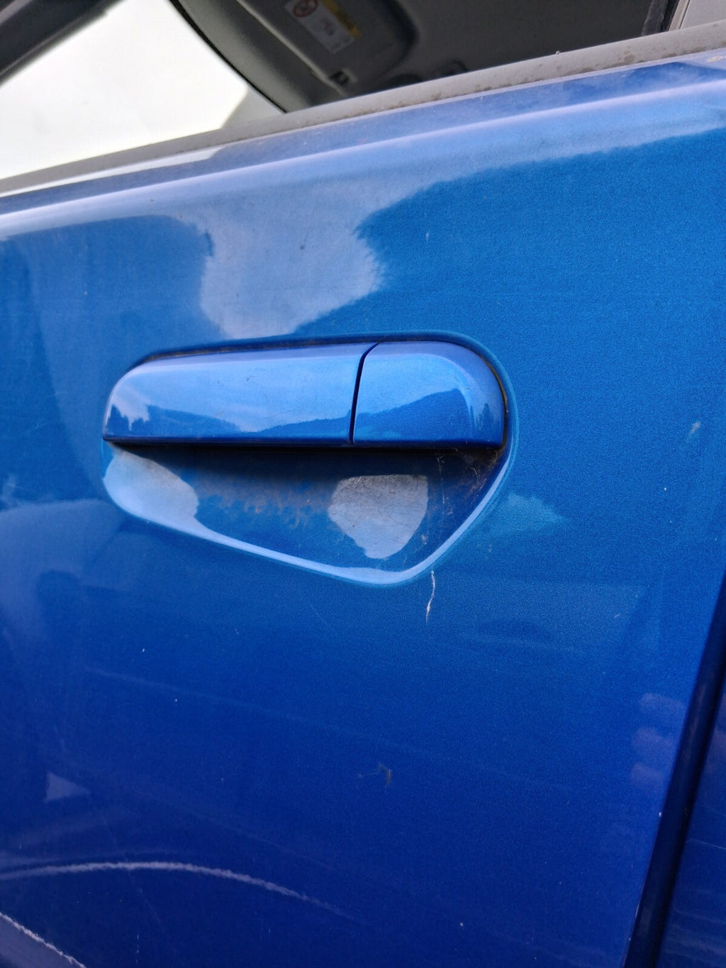 2021 MG 3 MK2 EXCLUSIVE NSF PASSENGER SIDE DOOR HANDLE REGAL MOUNTAIN BLUE 5JSJ