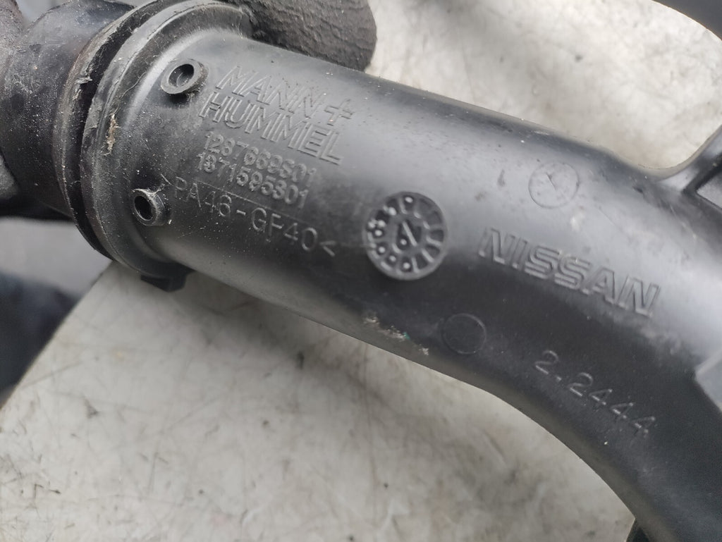 2019 NISSAN MICRA K14 INTERCOOLER PIPE HOSE 1287669S01
