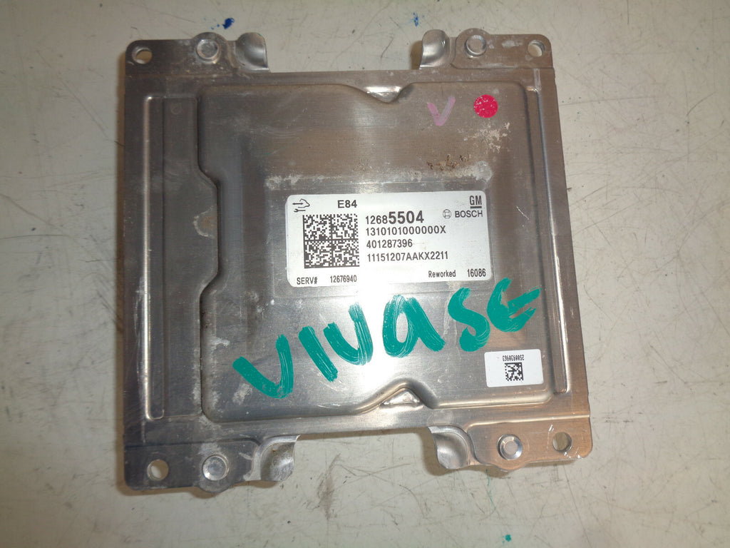 VAUXHALL VIVA SE 2017 1.0 PETROL ENGINE ECU CONTROL MODULE UNIT 12685504