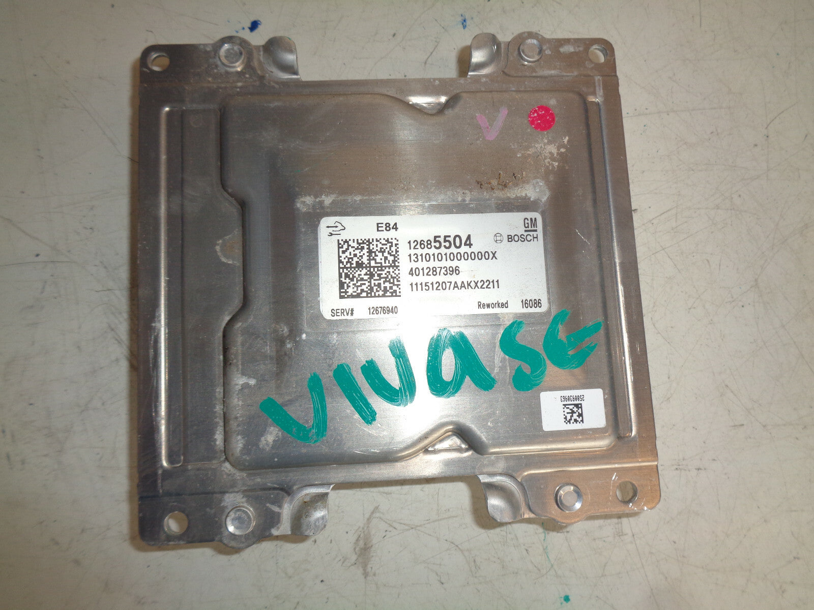 VAUXHALL VIVA SE 2017 1.0 PETROL ENGINE ECU CONTROL MODULE UNIT 12685504