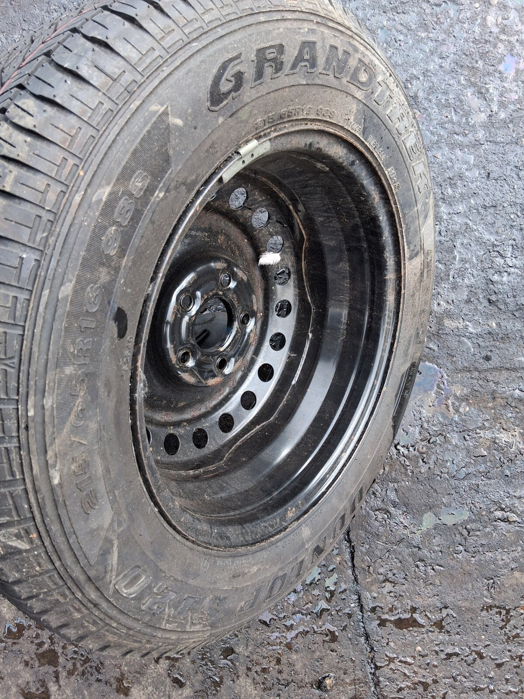2007 NISSAN X TRAIL MK1 16 INCH STEEL WHEEL WITH TYRE 215/65R16