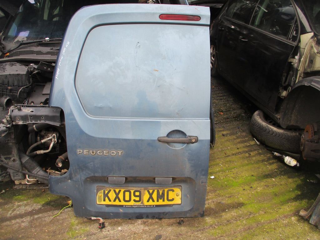 2009 PEUGEOT PARTNER MK2 NSR PASSENGER SIDE REAR COMPLETE DOOR BLUE