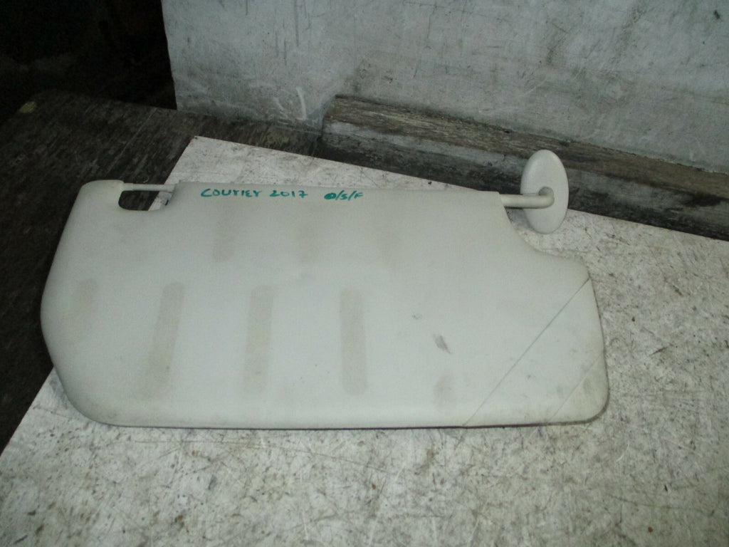 FORD TRANSIT COURIER 2016 NSF PASSENGER SIDE FRONT SUN VISOR CREAM