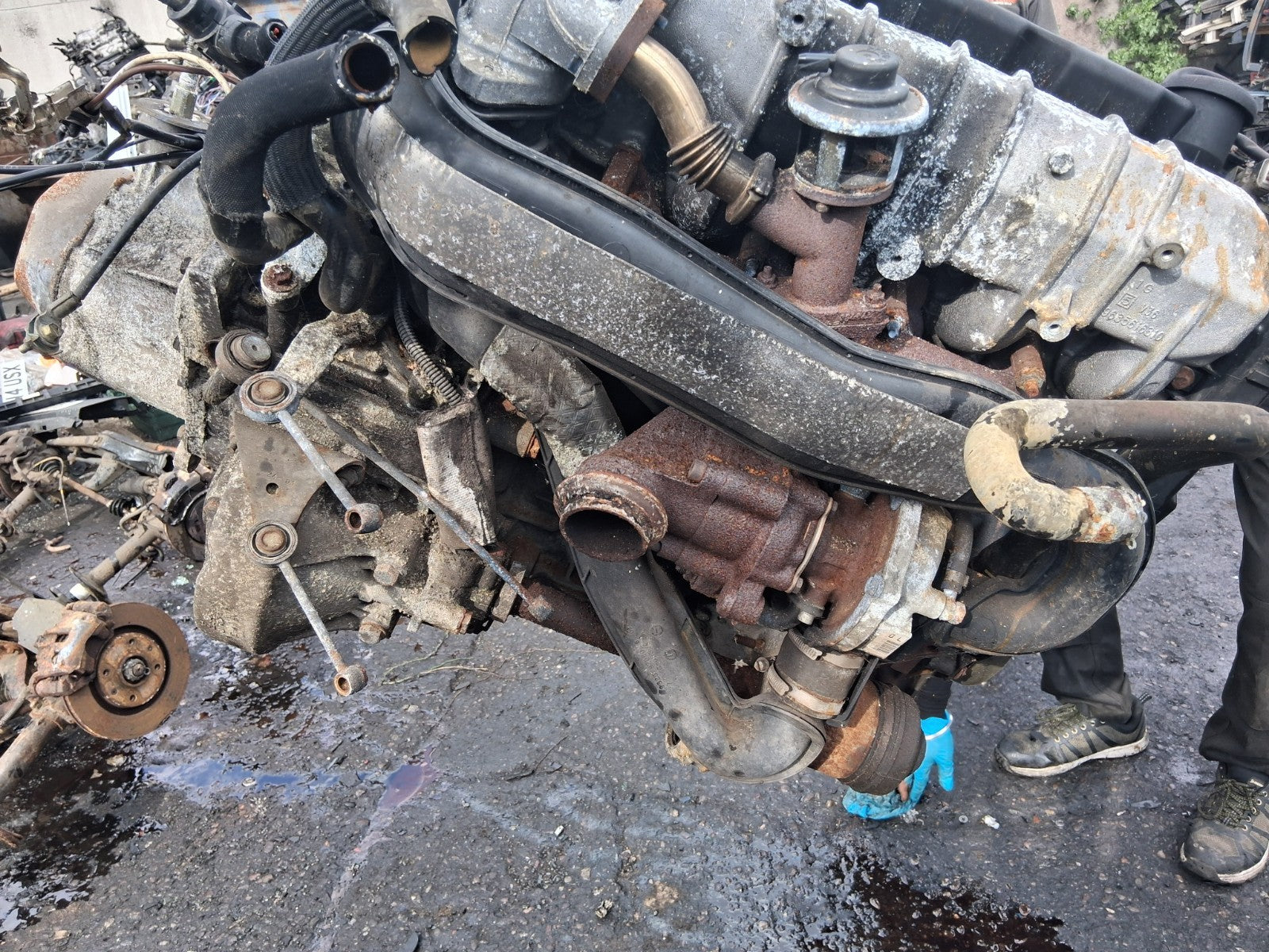 2001 PEUGEOT 206 2.0 DIESEL COMPLETE ENGINE DW10TD RHY 100K MILES