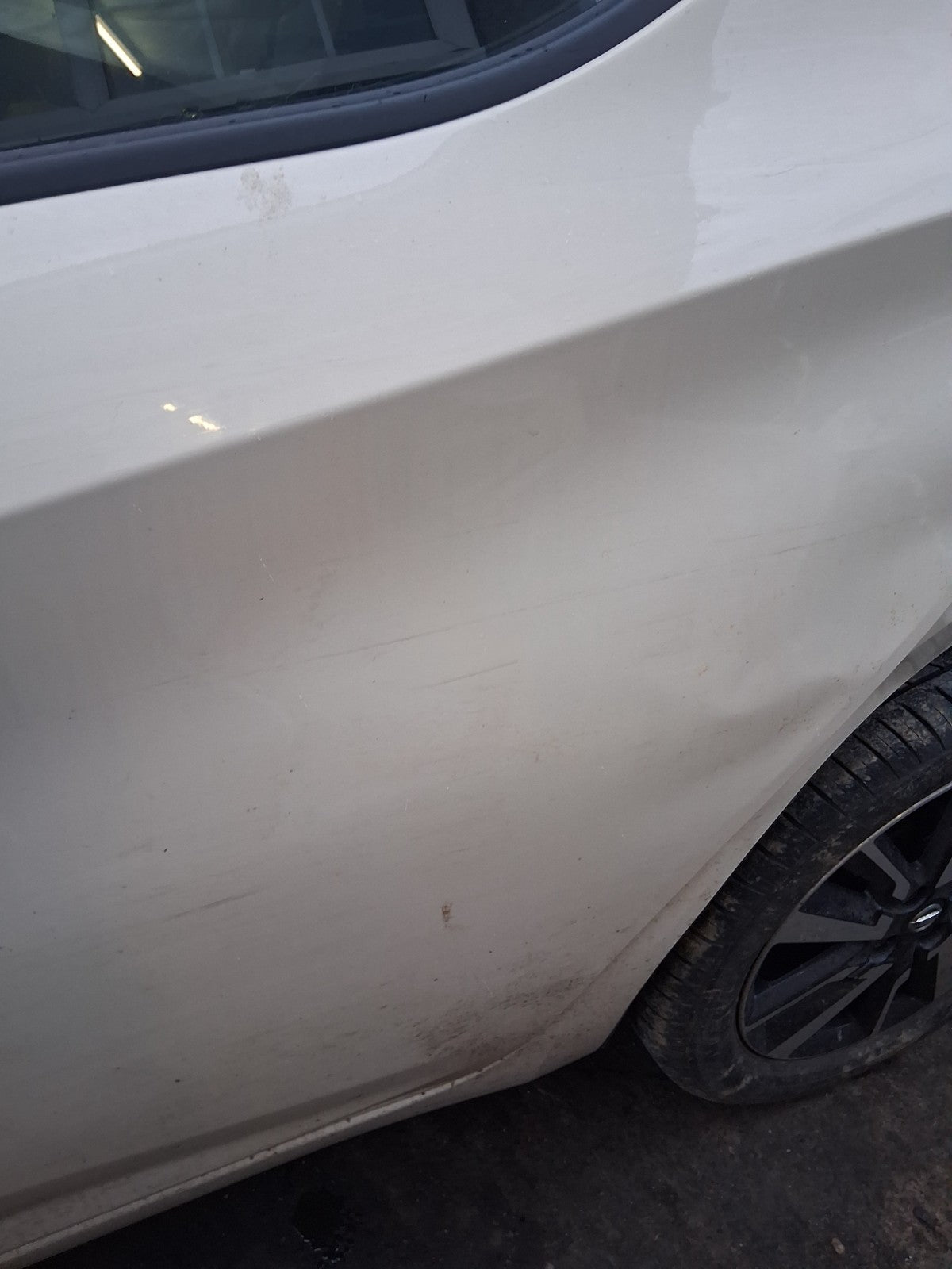 2018 NISSAN MICRA K14 NSR PASSENGER SIDE REAR LEFT BARE DOOR IVORY D16