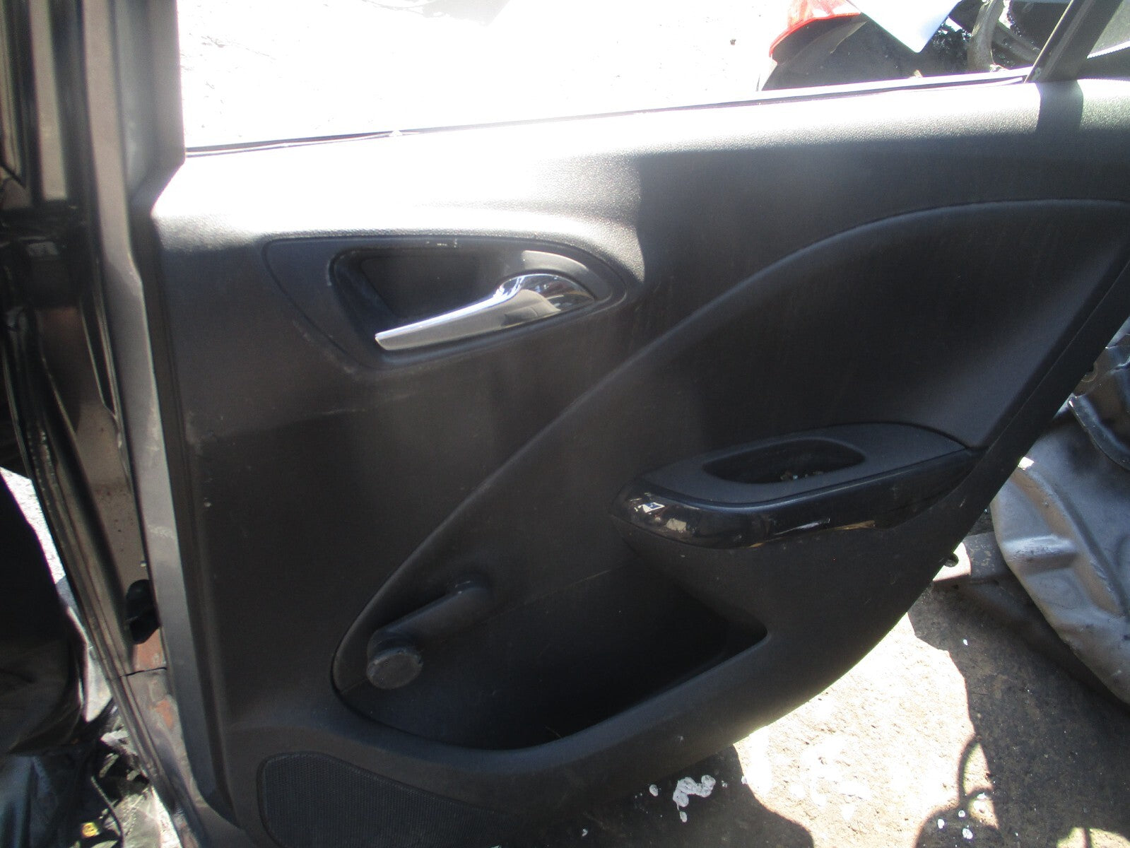 VAUXHALL CORSA E 2018 5 DOOR OSR DRIVER SIDE REAR DOOR GREY