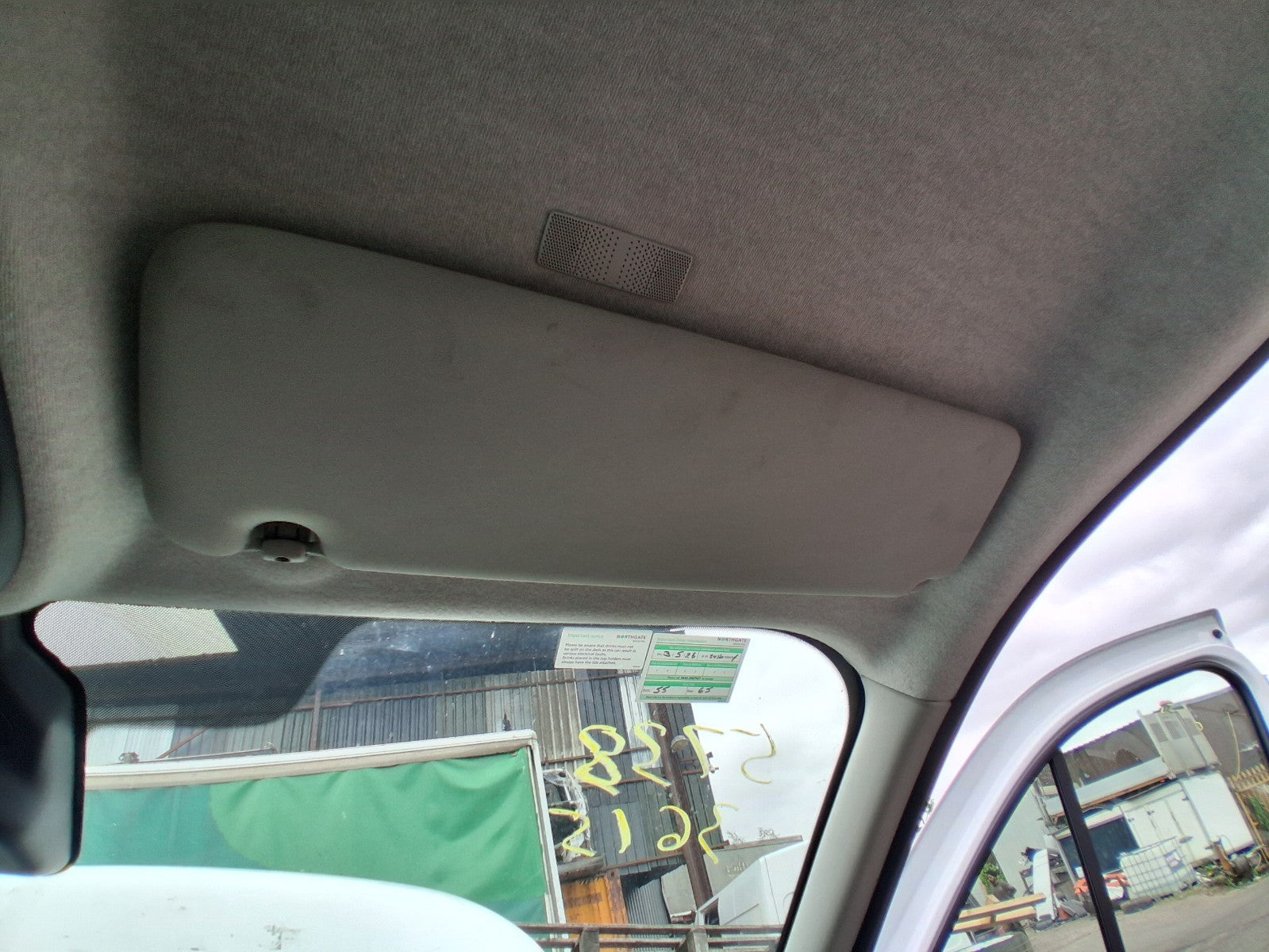 2024 RENAULT TRAFIC X82 MK3 OSF DRIVER SIDE FRONT SUN VISOR SHADE