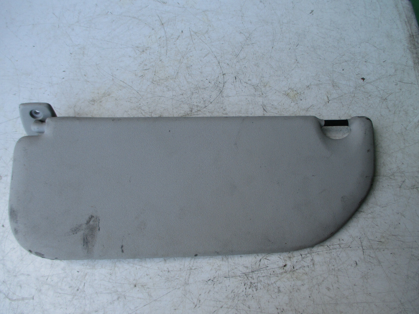 PEUGEOT 107 2012 OSF DRIVER SIDE FRONT SUN SHADE VISOR GREY MIRROR