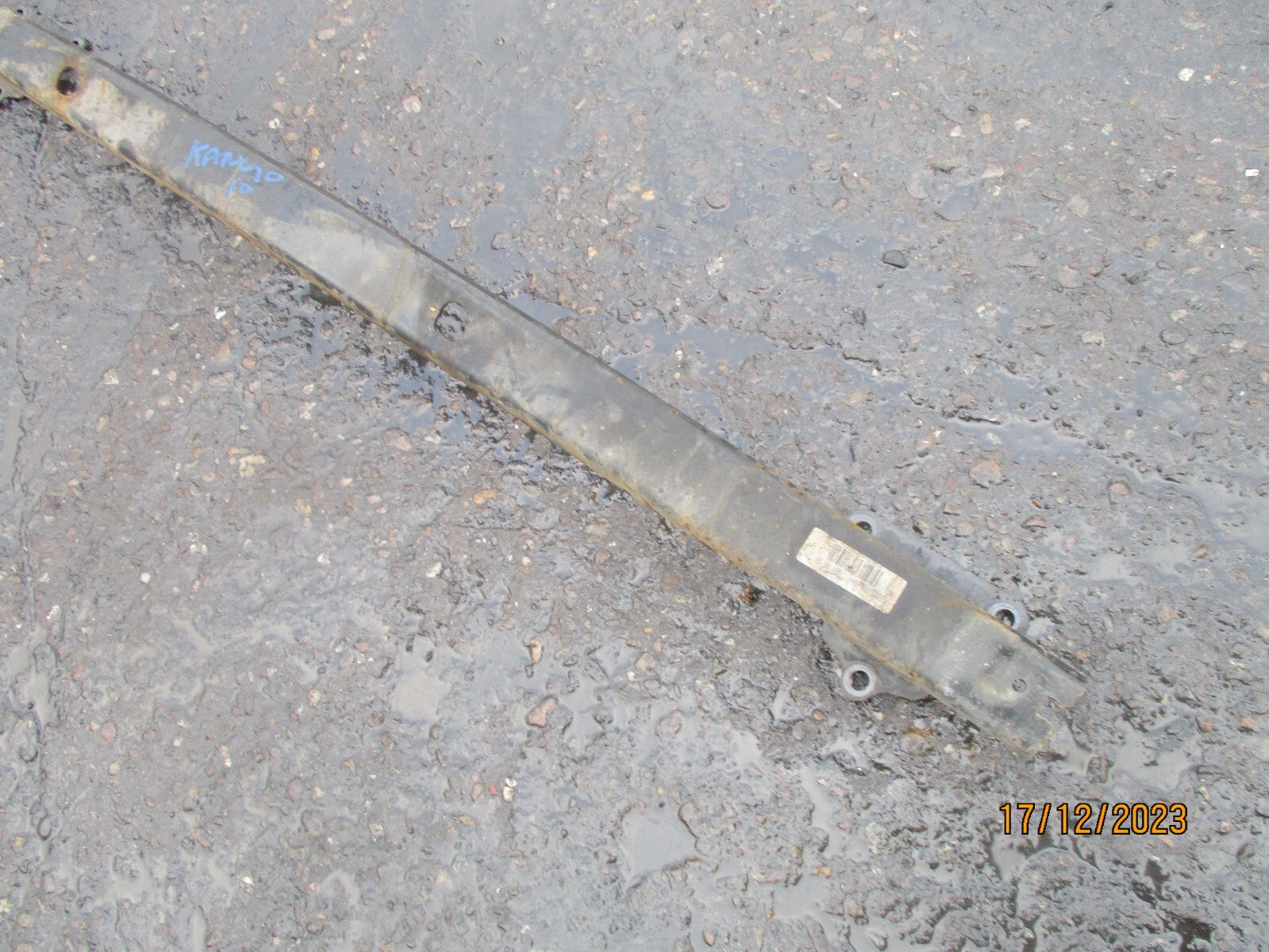 2010 RENAULT KANGOO MK2 REAR BUMPER CRASH REINFORCEMENT BAR
