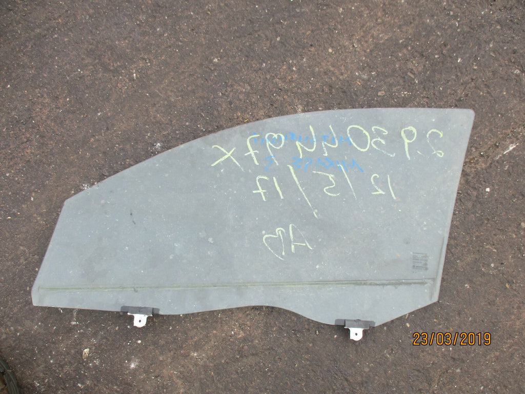 MITSUBISHI MIRAGE 2016 5 DOOR OSF DRIVER SIDE FRONT DOOR WINDOW GLASS