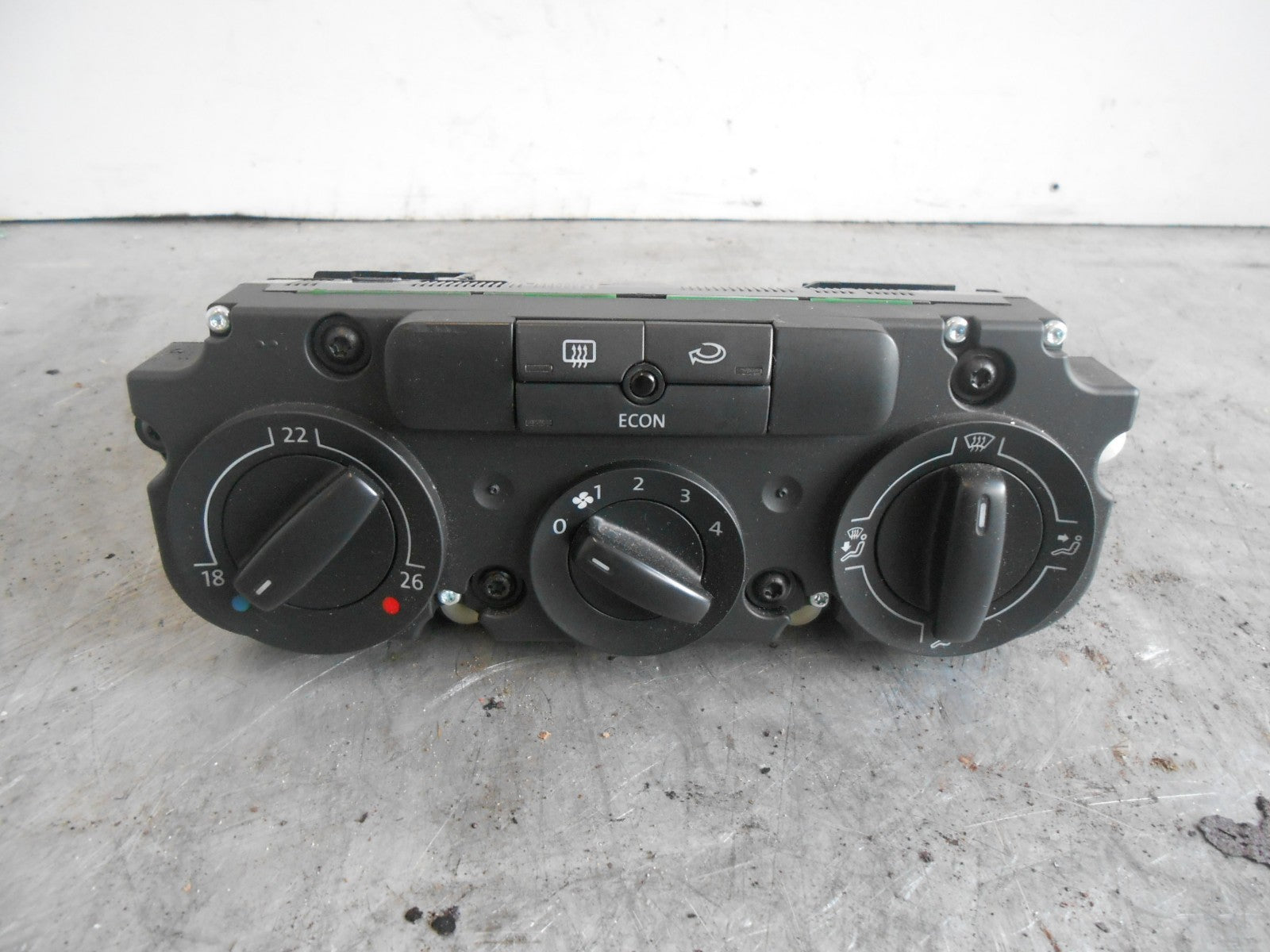 VW VOLKSWAGEN GOLF 1K (MK5) HEATER CONTROL PANEL BLACK