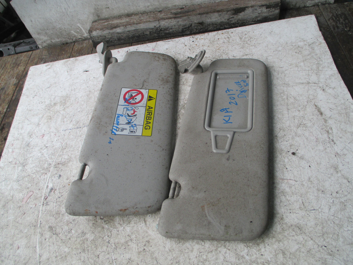KIA PICANTO 2017 MK2 FRONT SUN VISOR SET PAIR