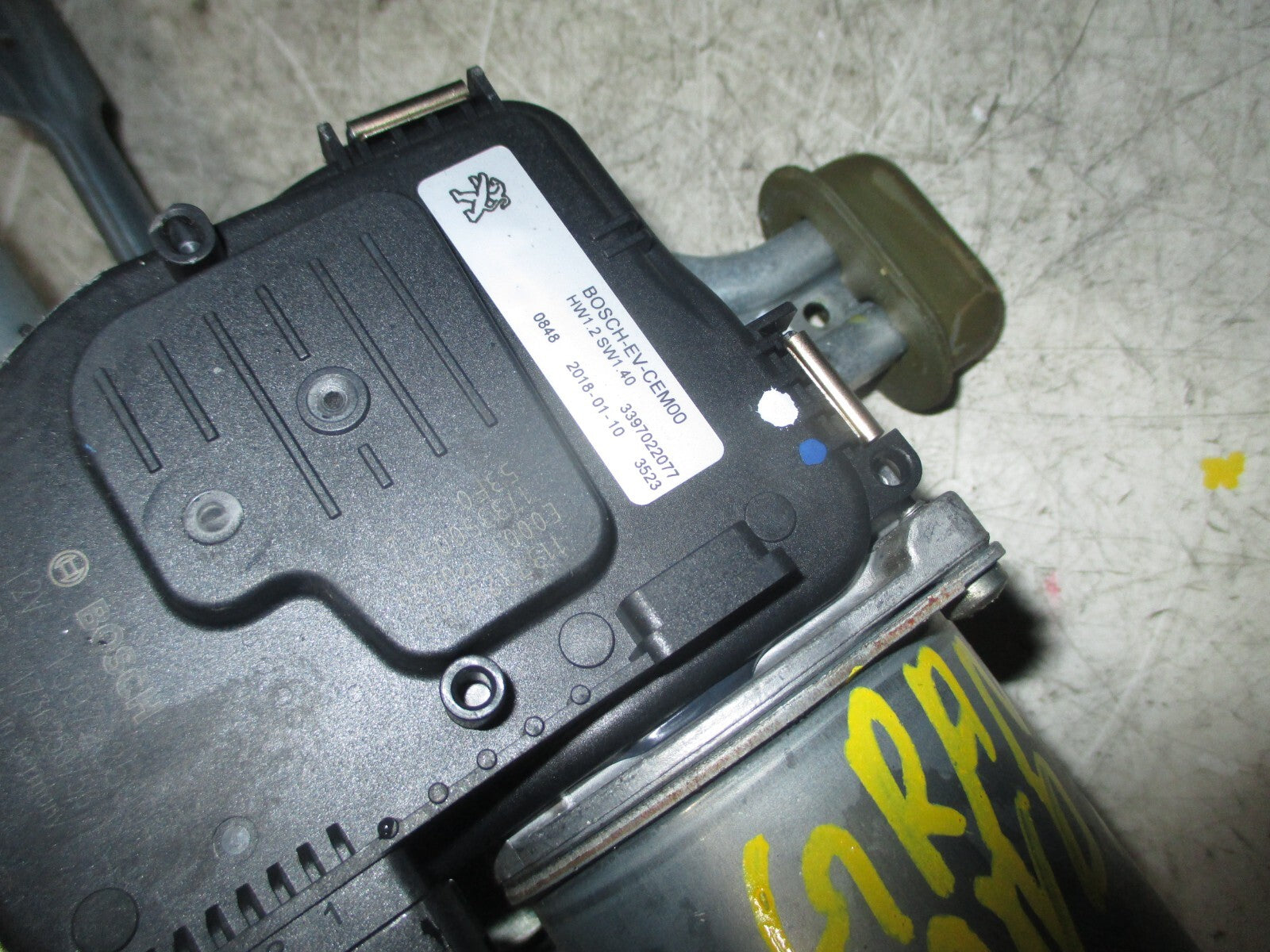 VAUXHALL GRANDLAND X 2018 FRONT WINDSCREEN WIPER MOTOR LINKAGES 9824762380