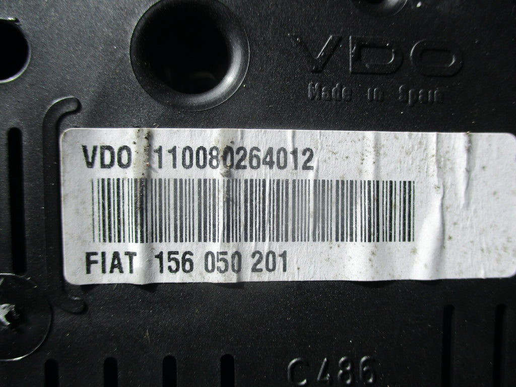 ALFA ROMEO GT 2004 INSTRUMENT CLUSTER SPEEDOMETER 156 050 201