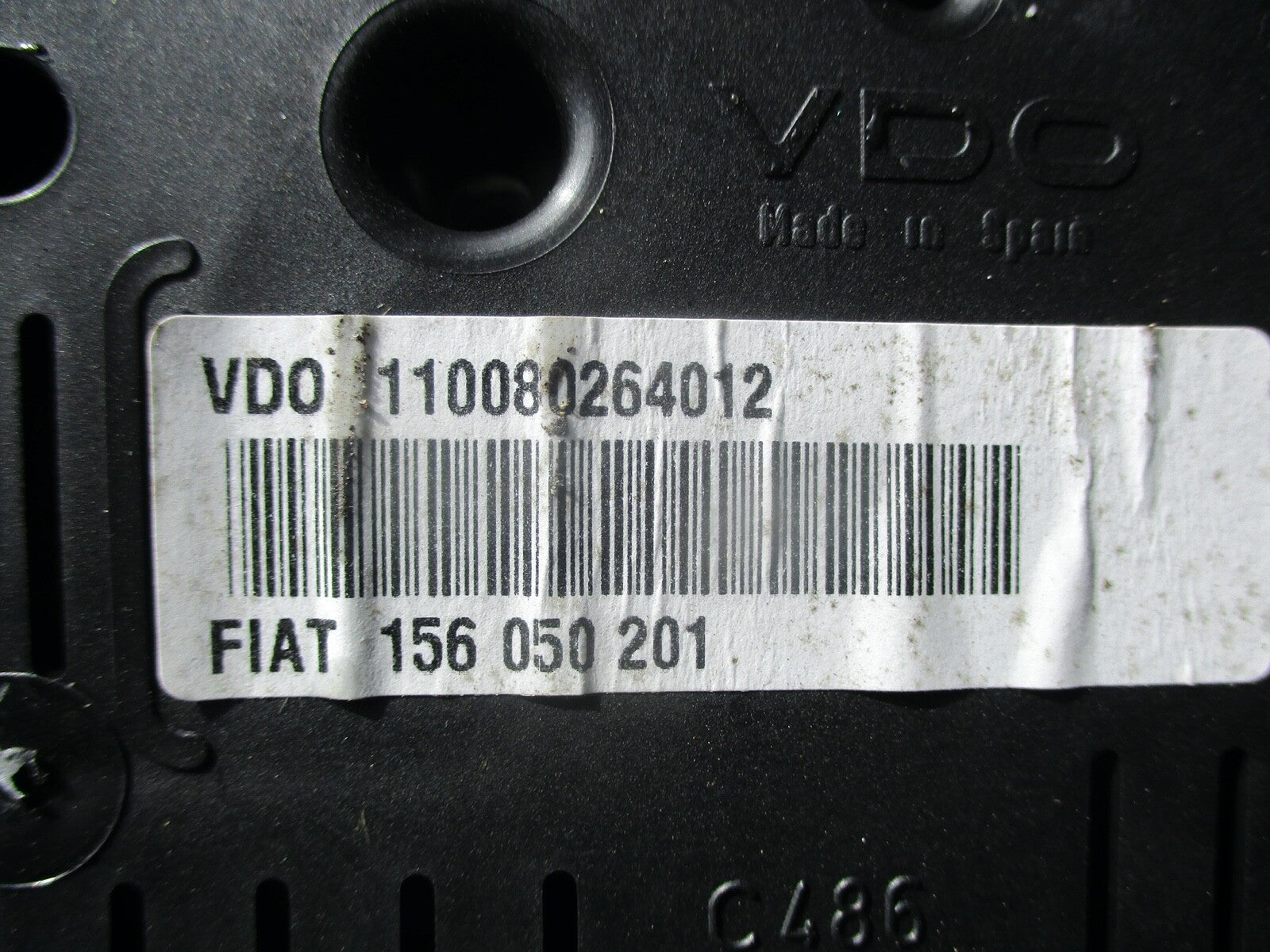 ALFA ROMEO GT 2004 INSTRUMENT CLUSTER SPEEDOMETER 156 050 201