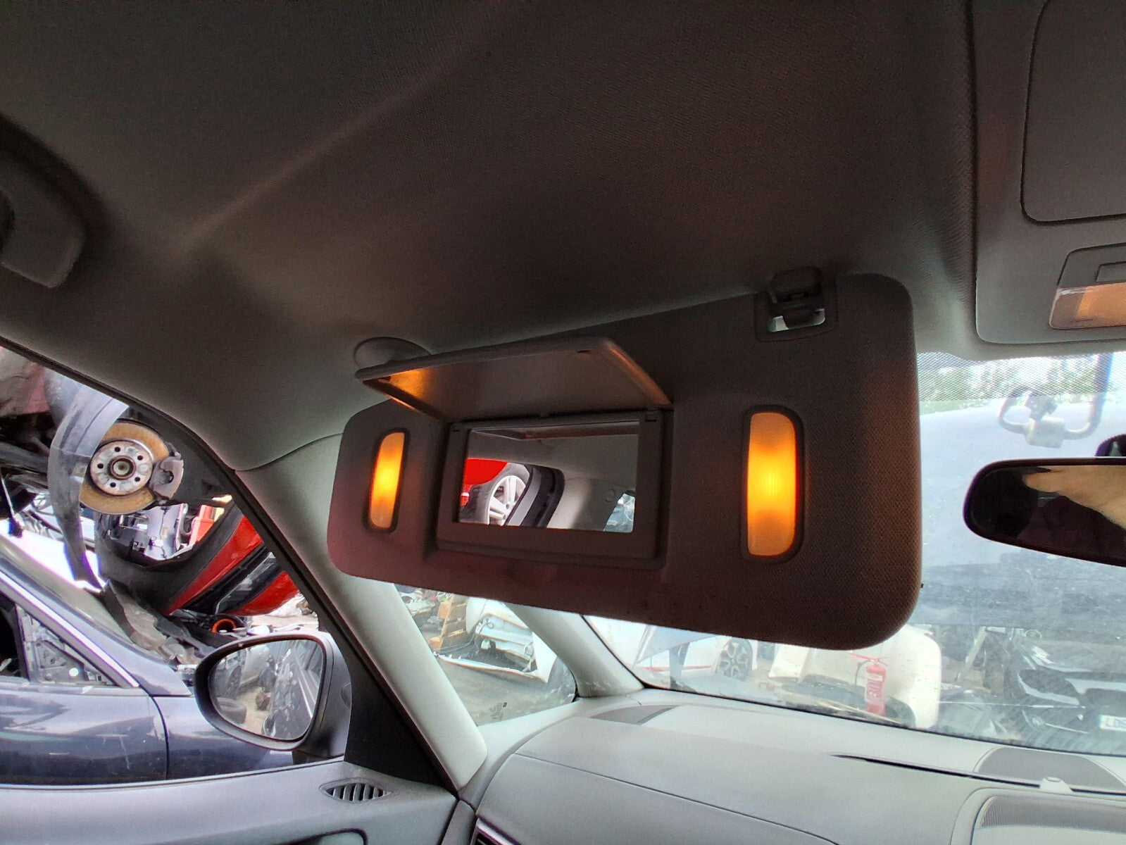 2014 VAUXHALL ZAFIRA TOURER C MK3 NSF PASSENGER SIDE FRONT LEFT SUN VISOR