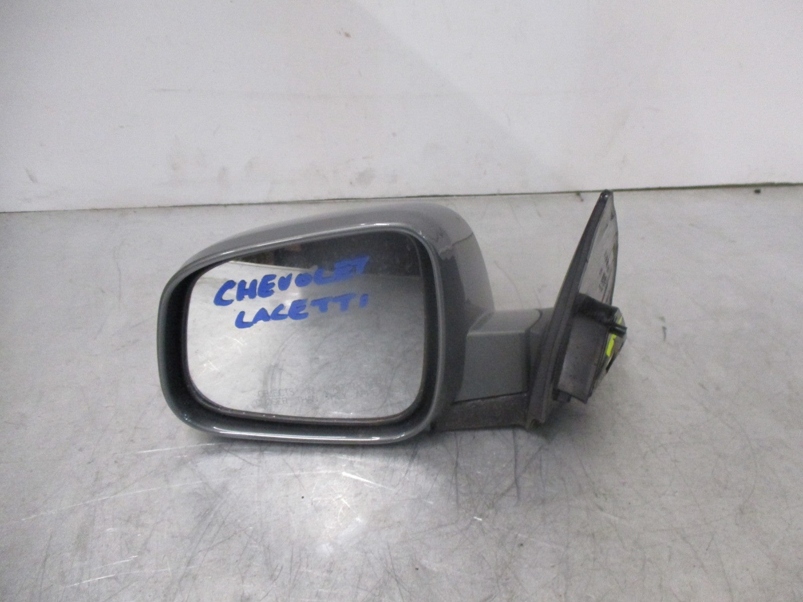 CHEVROLET LACETTI NSF PASSENGER SIDE ELECTRIC WING MIRROR GREY