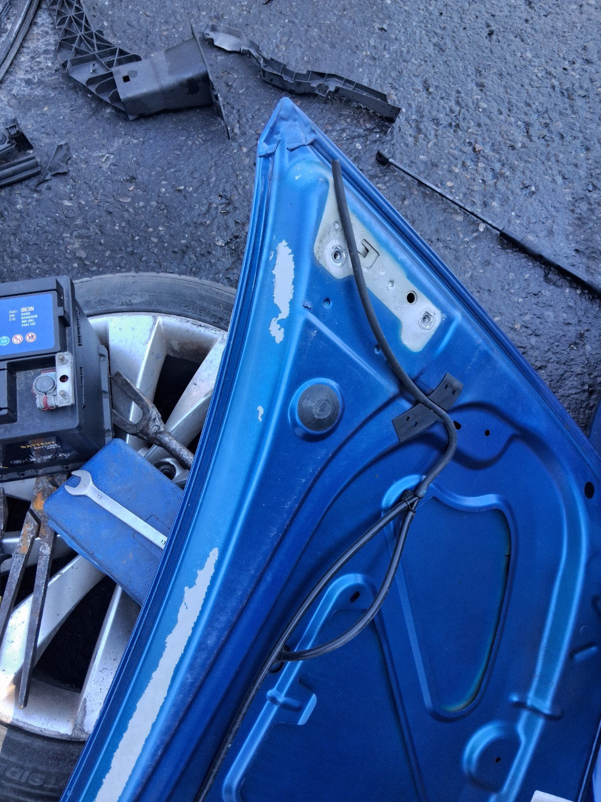 2008 RENAULT CLIO MK3 FRONT BONNET HOOD PANEL BLUE