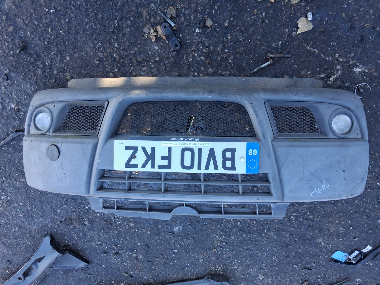 2010 FIAT DOBLO MK1 FRONT COMPLETE BUMPER WITH FOG LIGHT