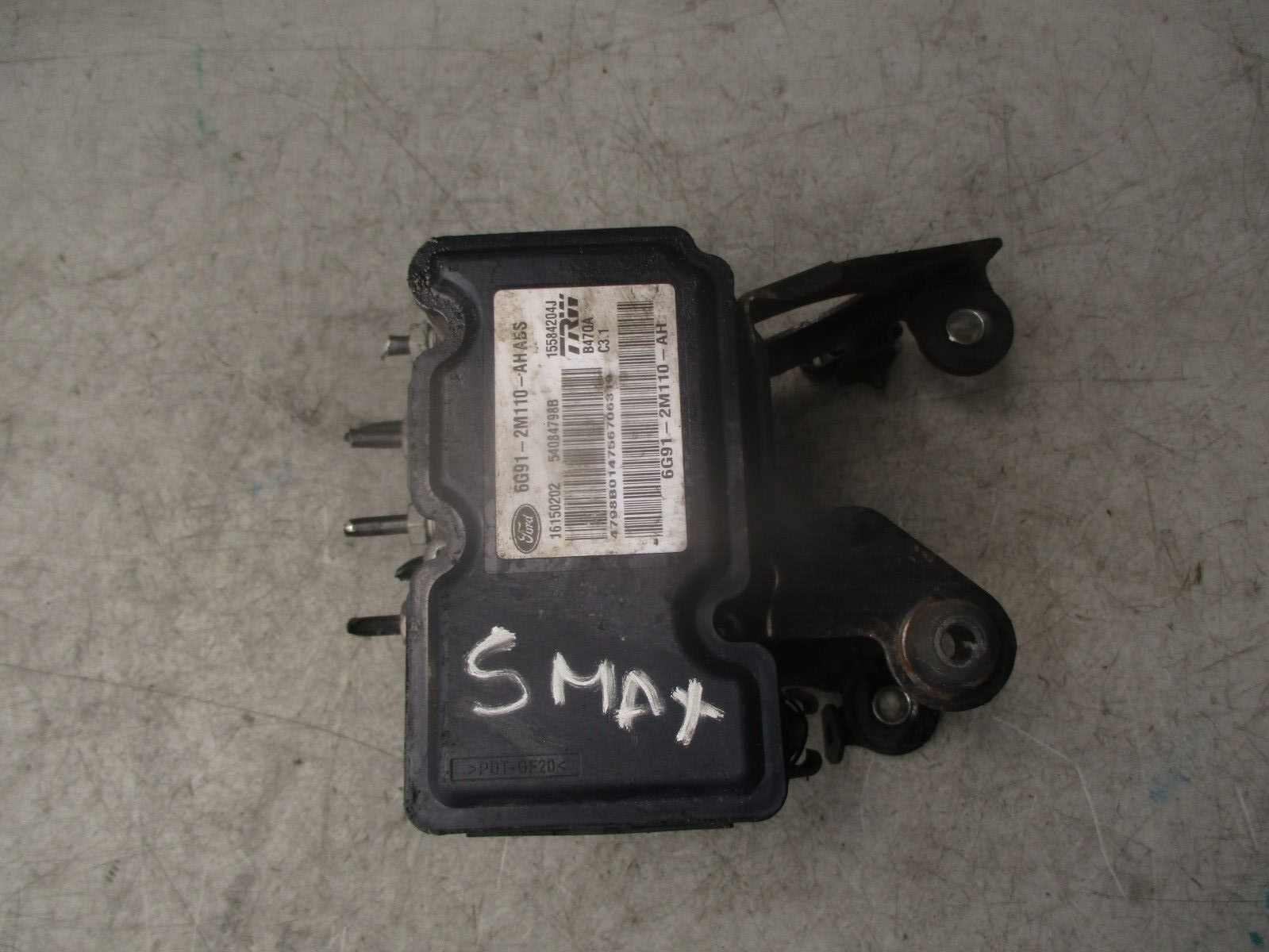 2007 FORD S MAX 2.0 DIESEL ABS PUMP CONTROL MODULE 6G912M110AH