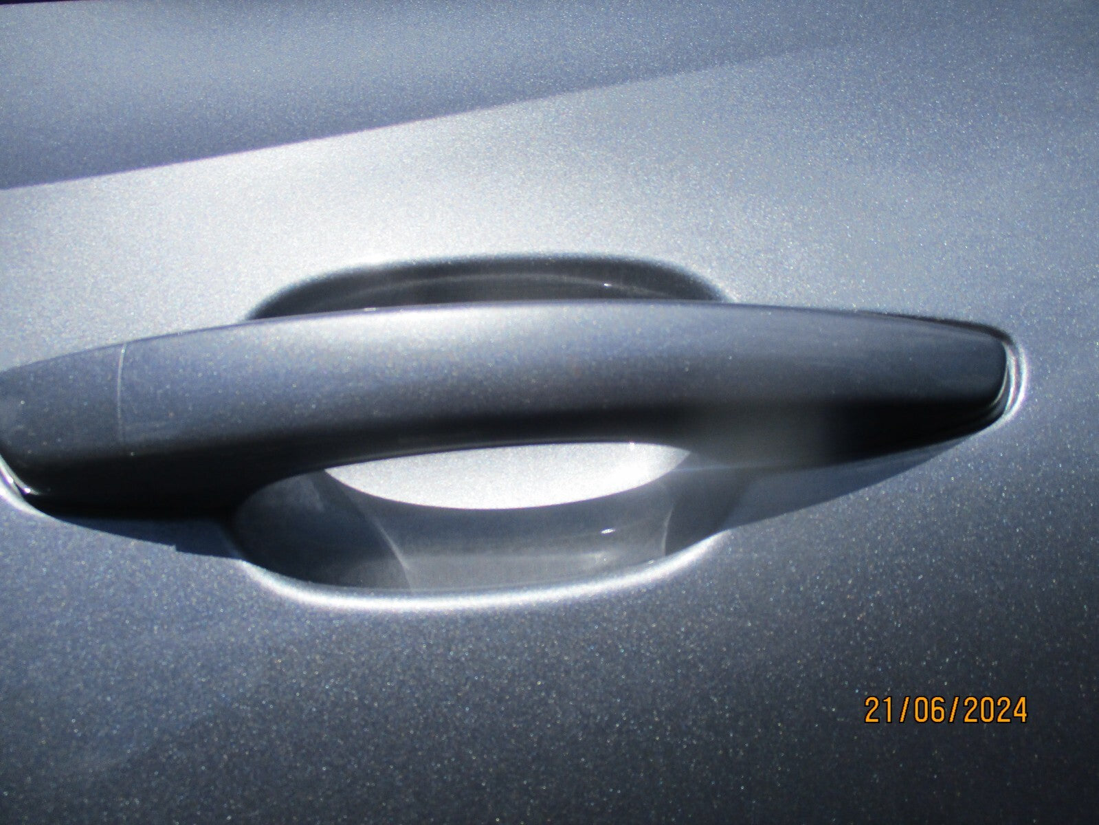 VAUXHALL MOKKA B MK2 2022 OSR DRIVER REAR EXTERIOR DOOR HANDLE QUARTZ GREY KCA