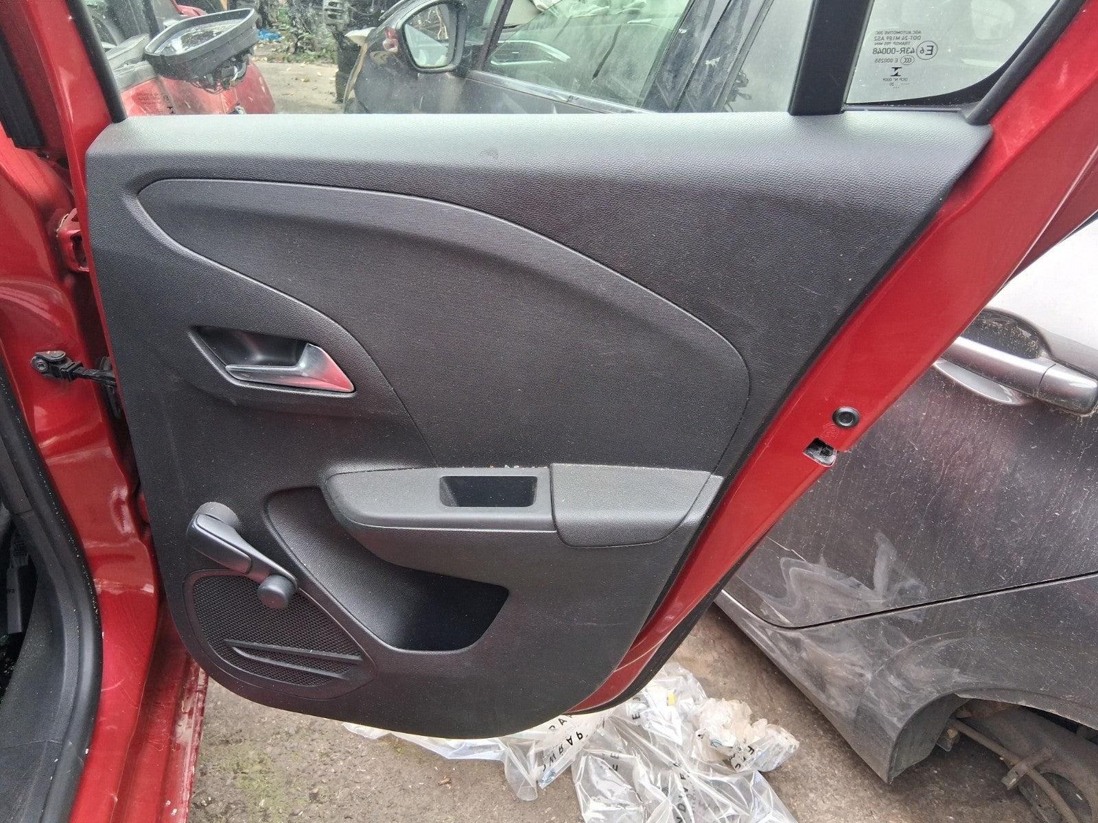 2020 VAUXHALL CORSA F HATCH OSR DRIVER SIDE REAR DOOR CARD PANEL