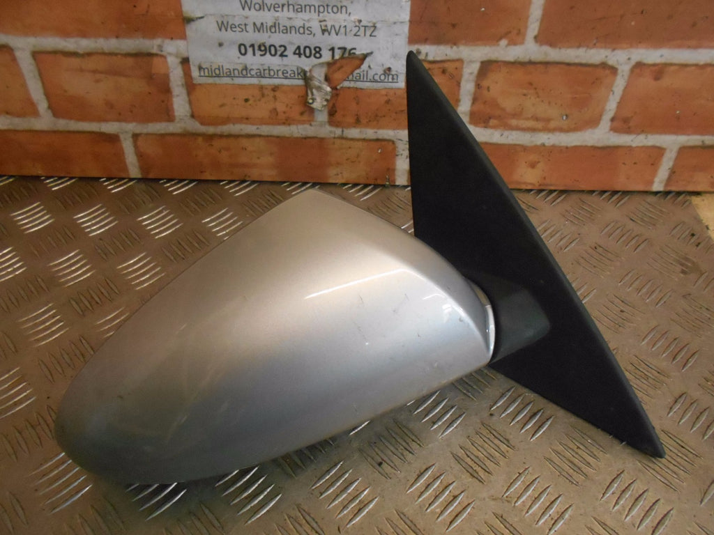 NISSAN PRIMERA P12 2004 OS DRIVER ELECTRIC DOOR WING MIRROR SILVER