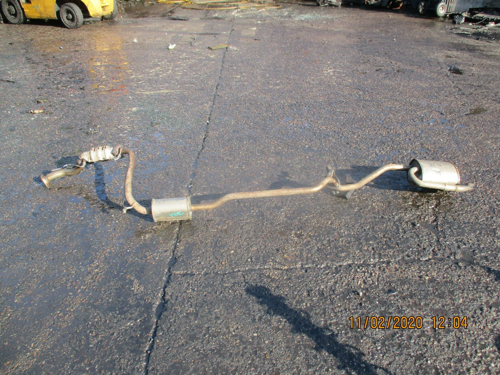 HONDA JAZZ MK3 2015 1.3 I-VTEC PETROL EXHAUST PIPE BACK BOX UNIT CATALYST CAT