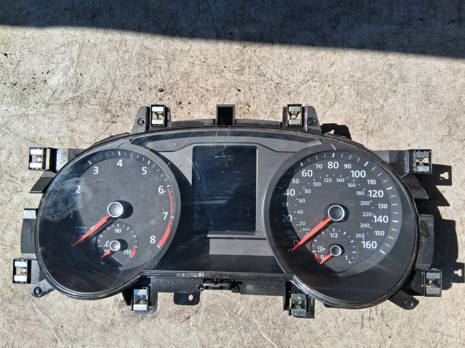VW VOLKSWAGEN PASSAT B8 2019 SPEEDOMETER INSTRUMENT CLUSTER GAUGE A3C0466800000