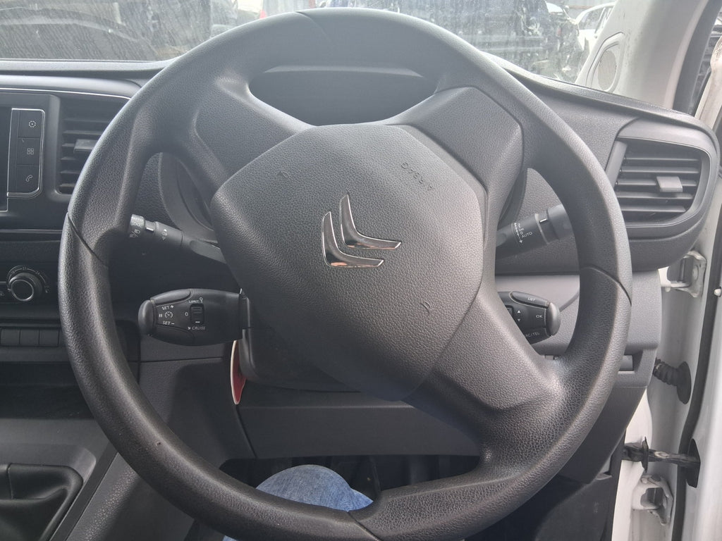 2019 CITROEN DISPATCH VIVARO MK3 LEATHER STEERING WHEEL WITHOUT AIRBAG