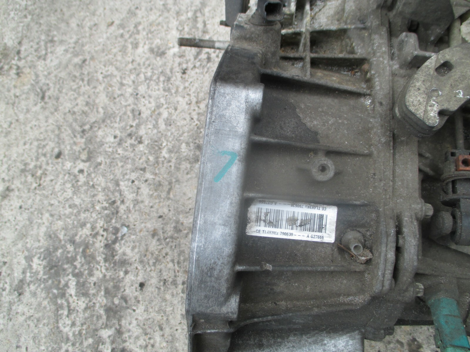 RENAULT MEGANE SCENIC MANUAL GEARBOX TRANSMISSION TL4 610186 DA TL4K9K    GB7