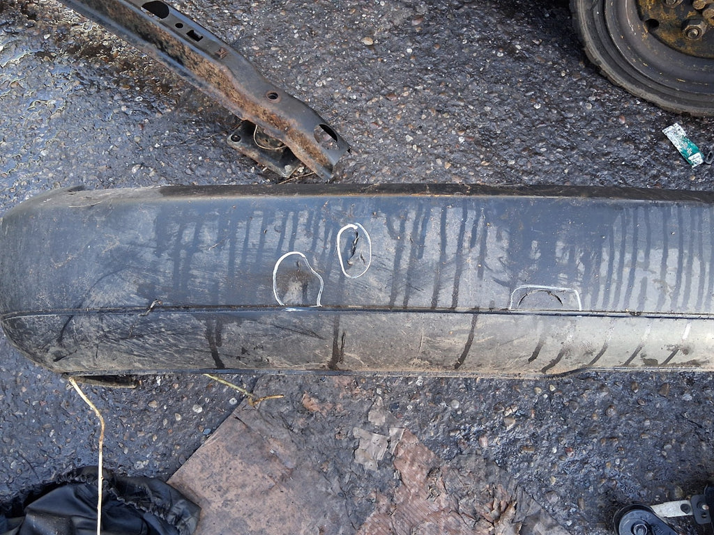 VW VOLKSWAGEN CADDY 2014 2K REAR COMPLETE BUMPER PLASTIC