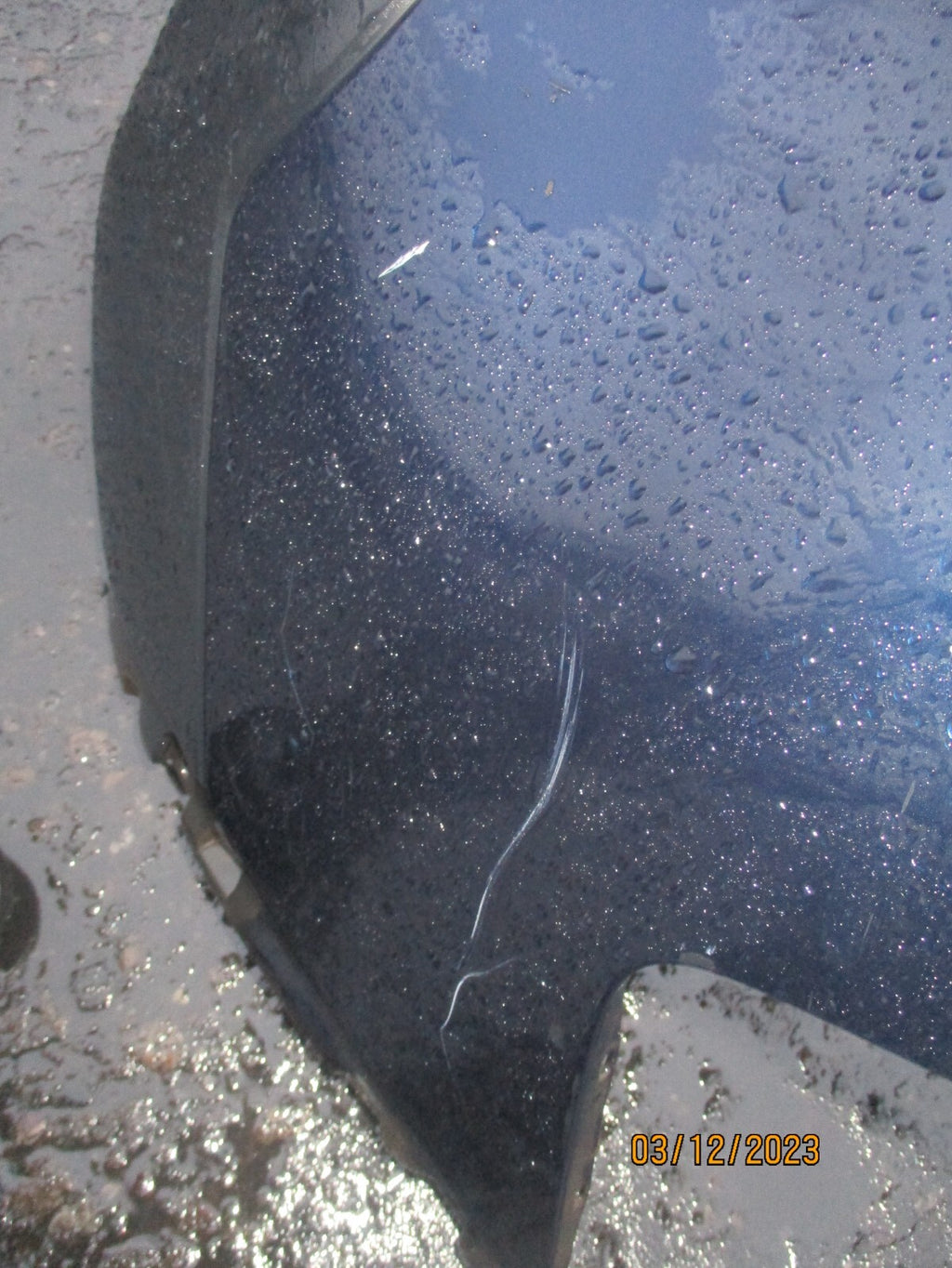2009 NISSAN QASHQAI J10 REAR COMPLETE BUMPER BLUE