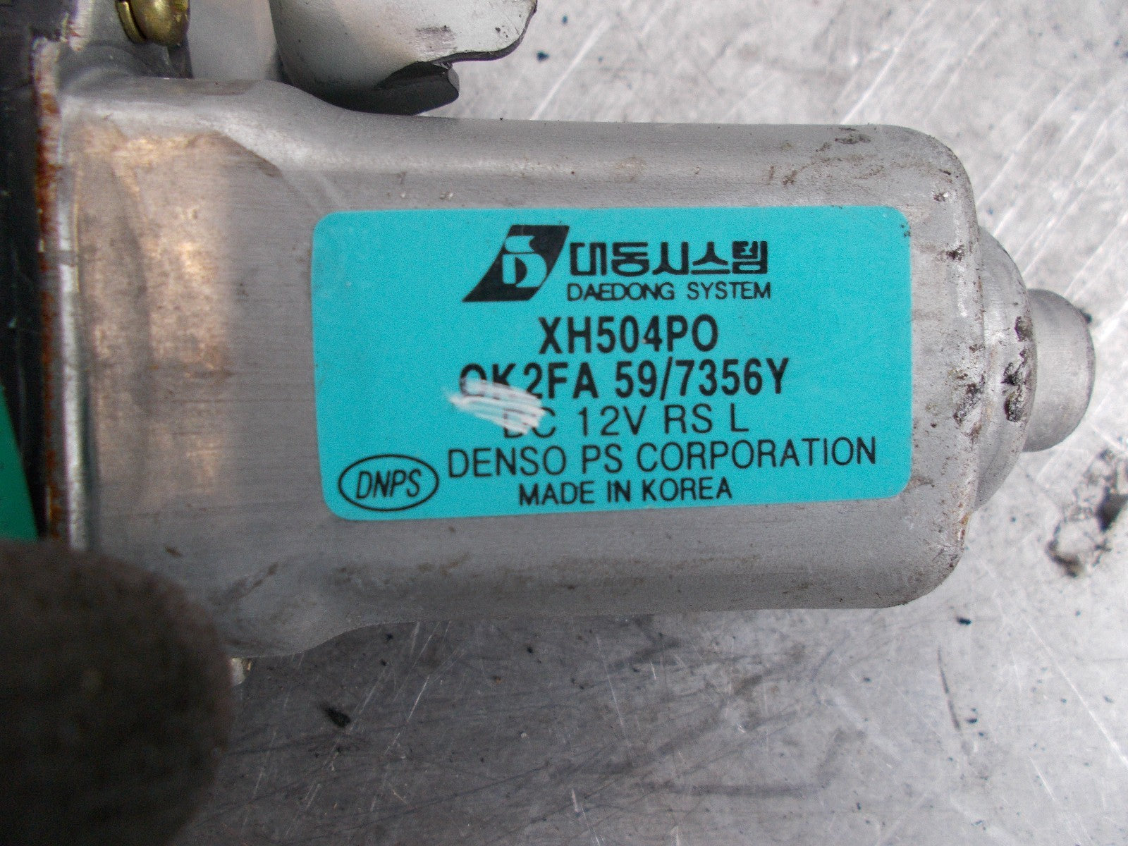 2004 KIA CARENS 5 DOOR NSR PASSENGER SIDE REAR WINDOW REGULATOR XH504PO