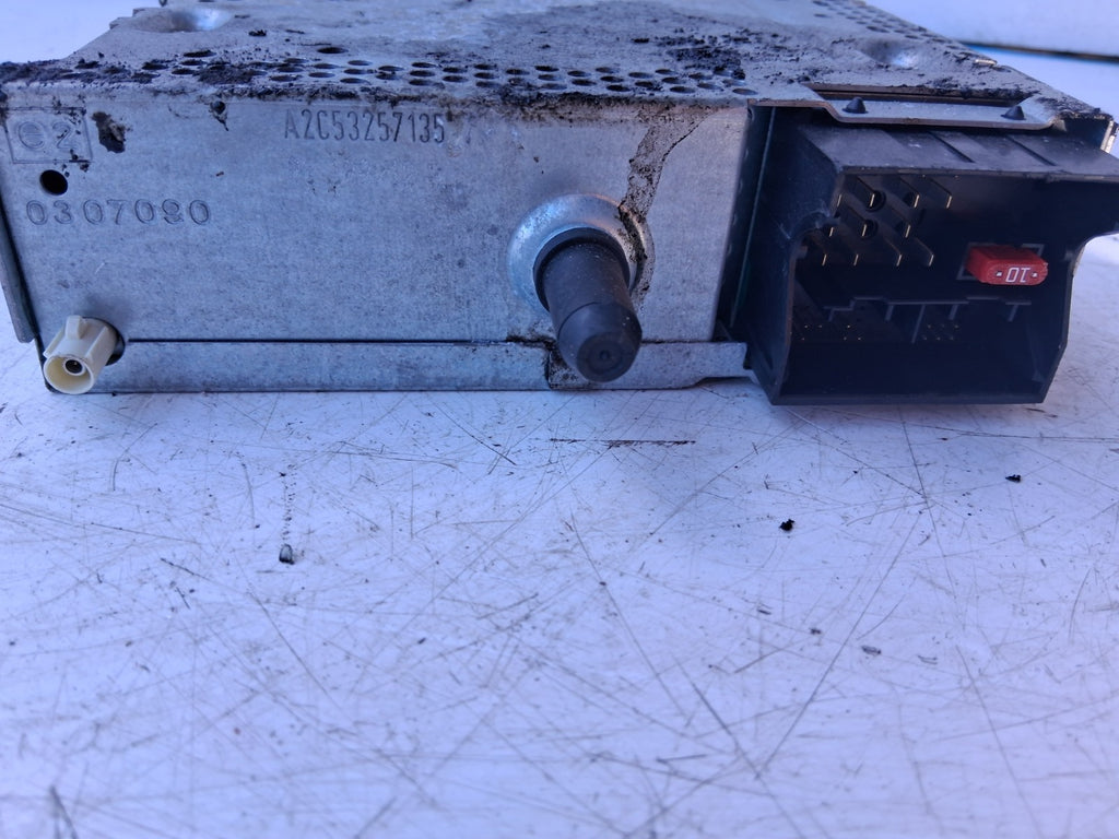 2012 FIAT DOBLO CD PLAYER RADIO / STEREO HEAD UNIT A2C53257135