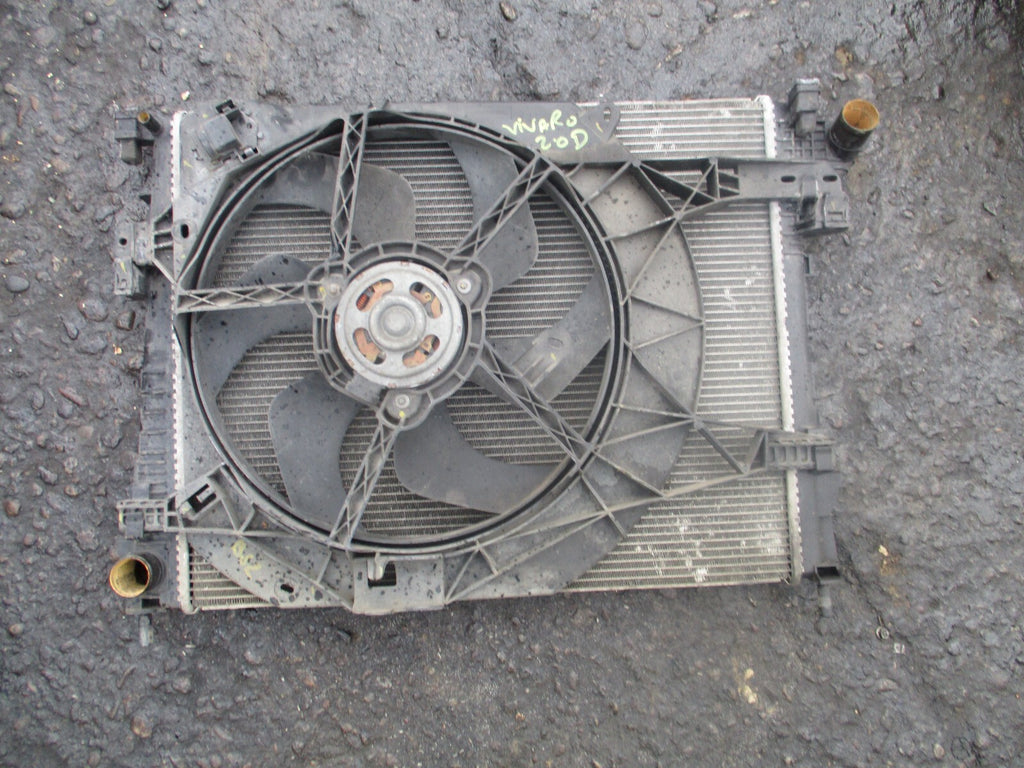 2012 VAUXHALL VIVARO MK1 2.0 DIESEL MANUAL RADIATOR RADPACK