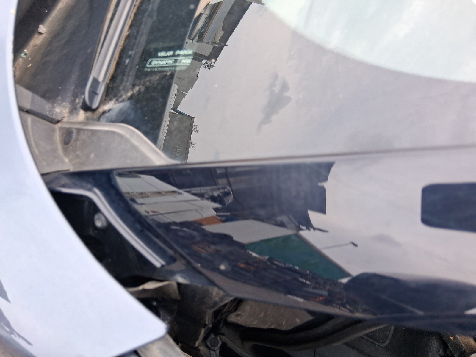 2024 RANGE ROVER VELAR P400e NSF PASSENGER FRONT A PILLAR TRIM VARESINE BLUE 1EH