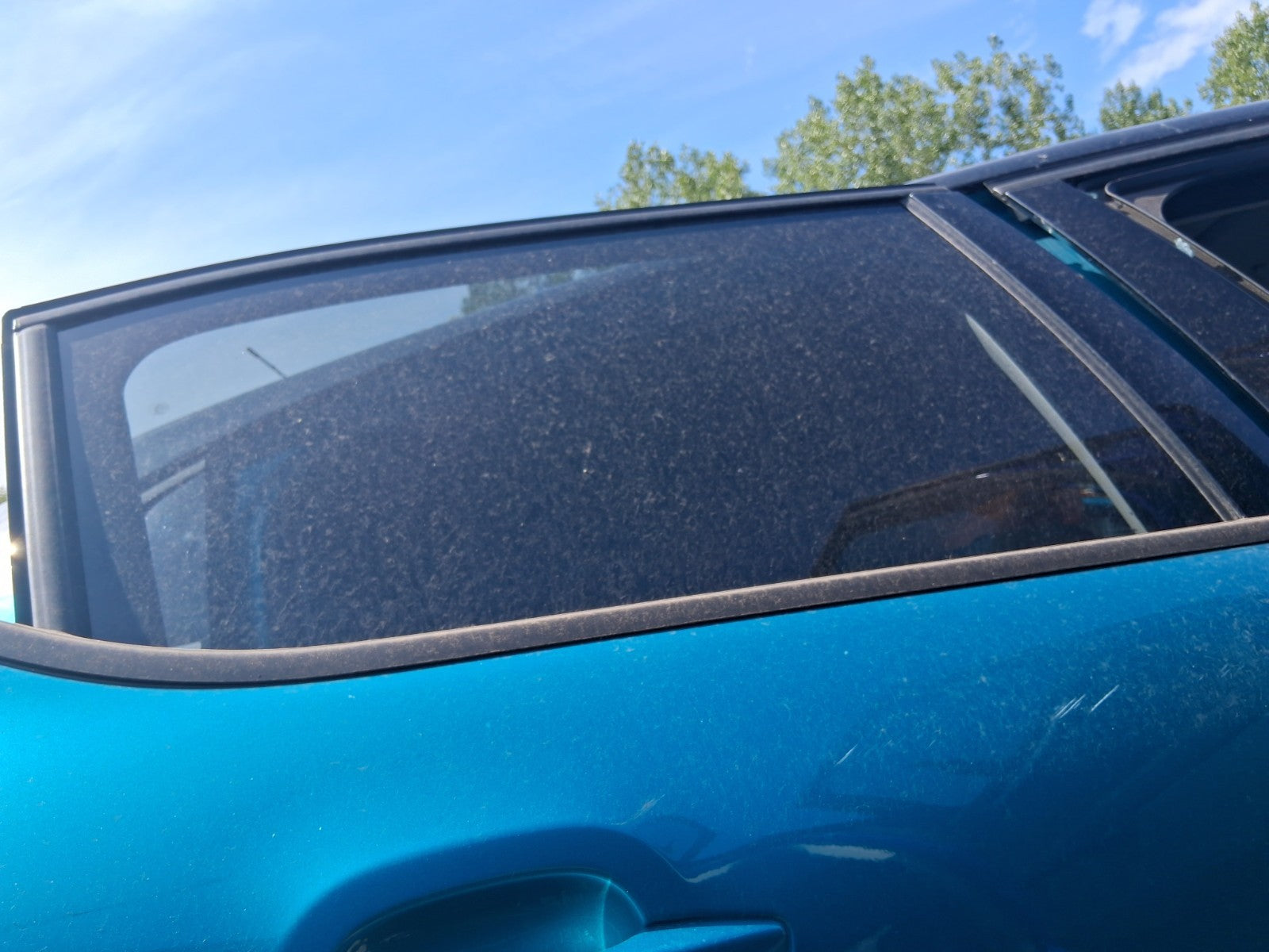 2023 CITREOEN C3 MK3 OSR DRIVER SIDE REAR DOOR WINDOW GLASS PANEL
