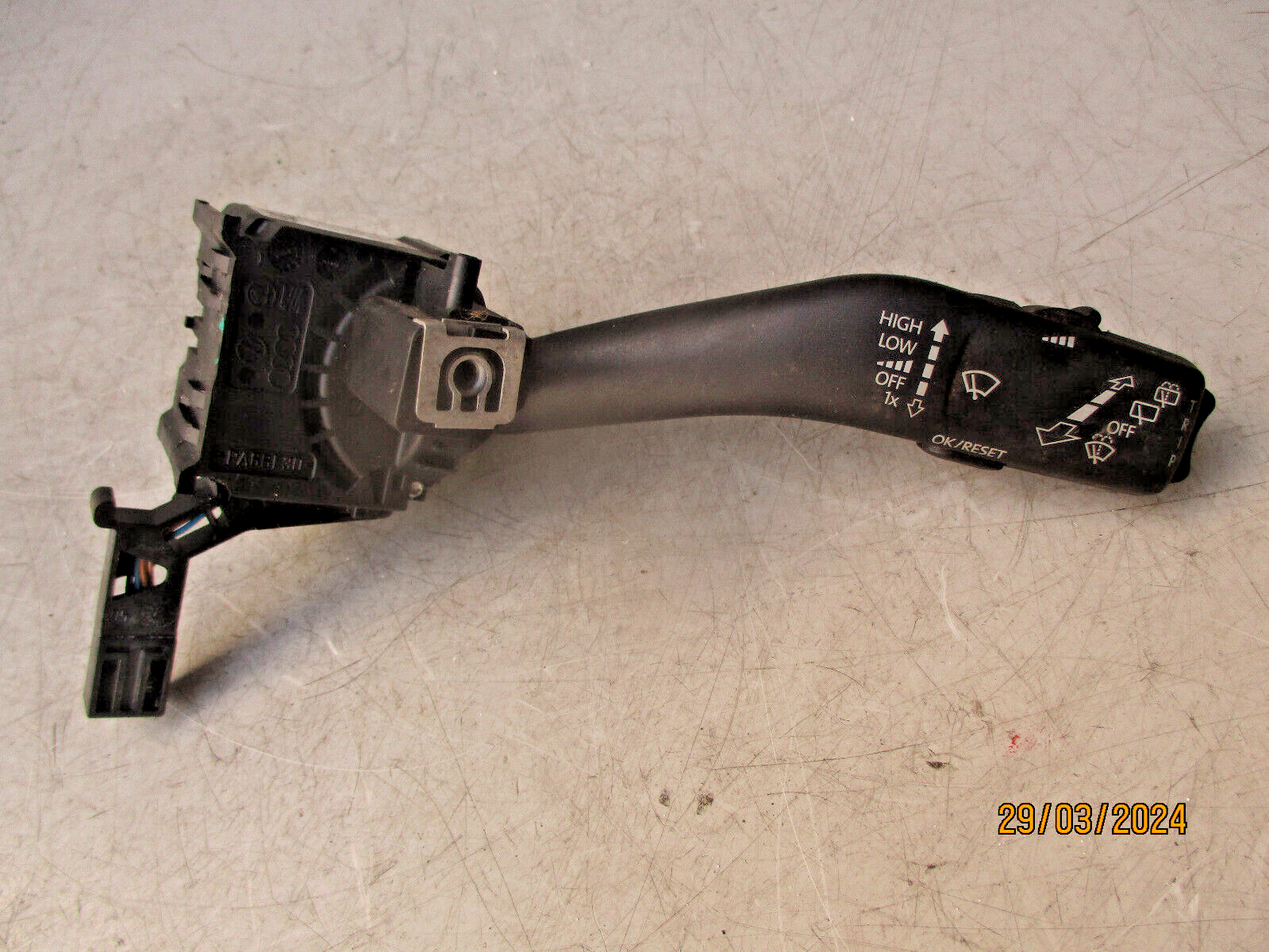 2010 SKODA OCTAVIA MK2 WIPER & INDICATOR CONTROL STALK ARM 01203516 01103512