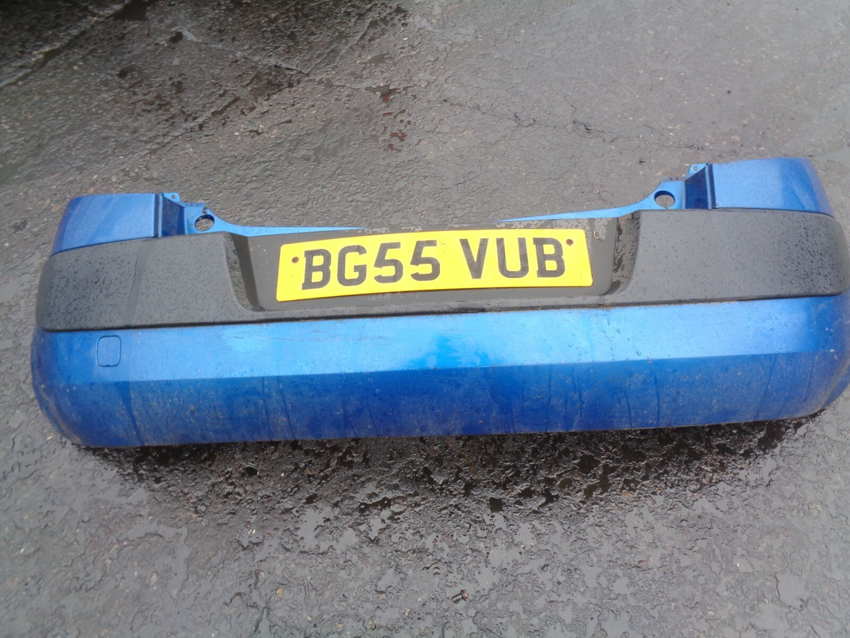 RENAULT MEGANE MK2 2005 REAR BUMPER BLUE