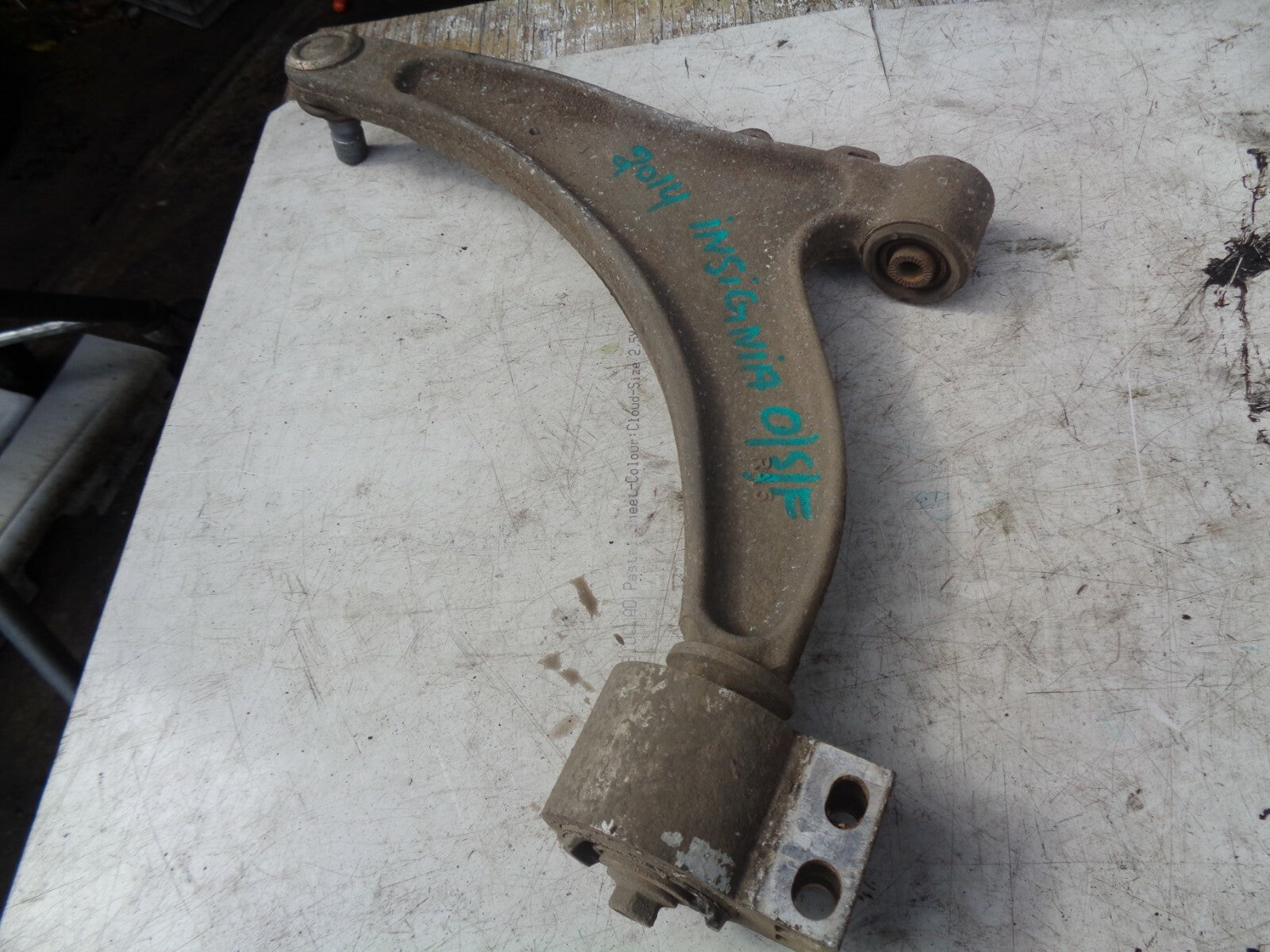 VAUXHALL INSIGNIA 2014 MK1 2.0 CDTI OSF DRIVER SIDE FRONT CONTROL LOWER WISHBONE