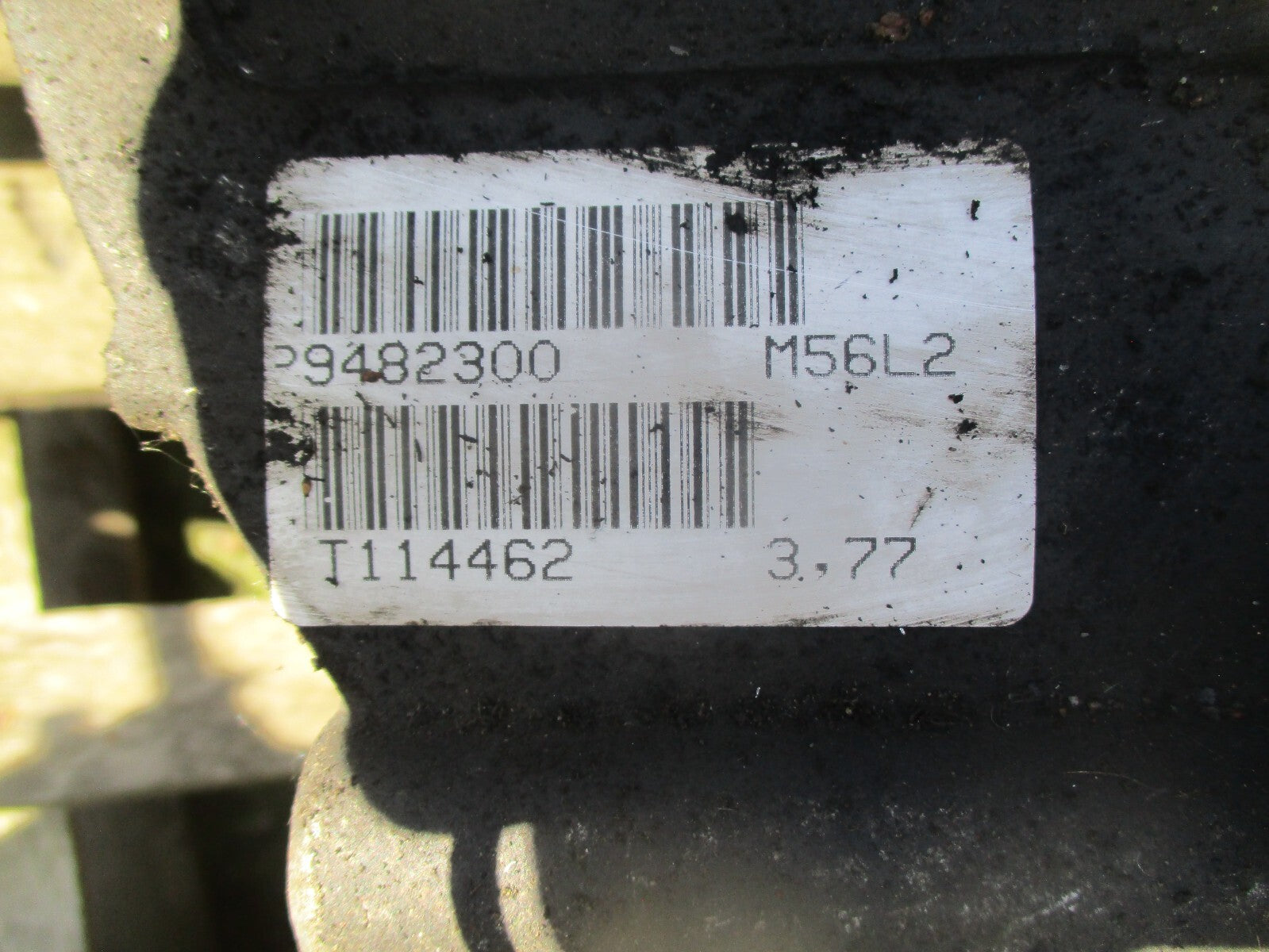 2002 VOLVO S60 2.4 DIESEL MANUAL GEARBOX P9482300