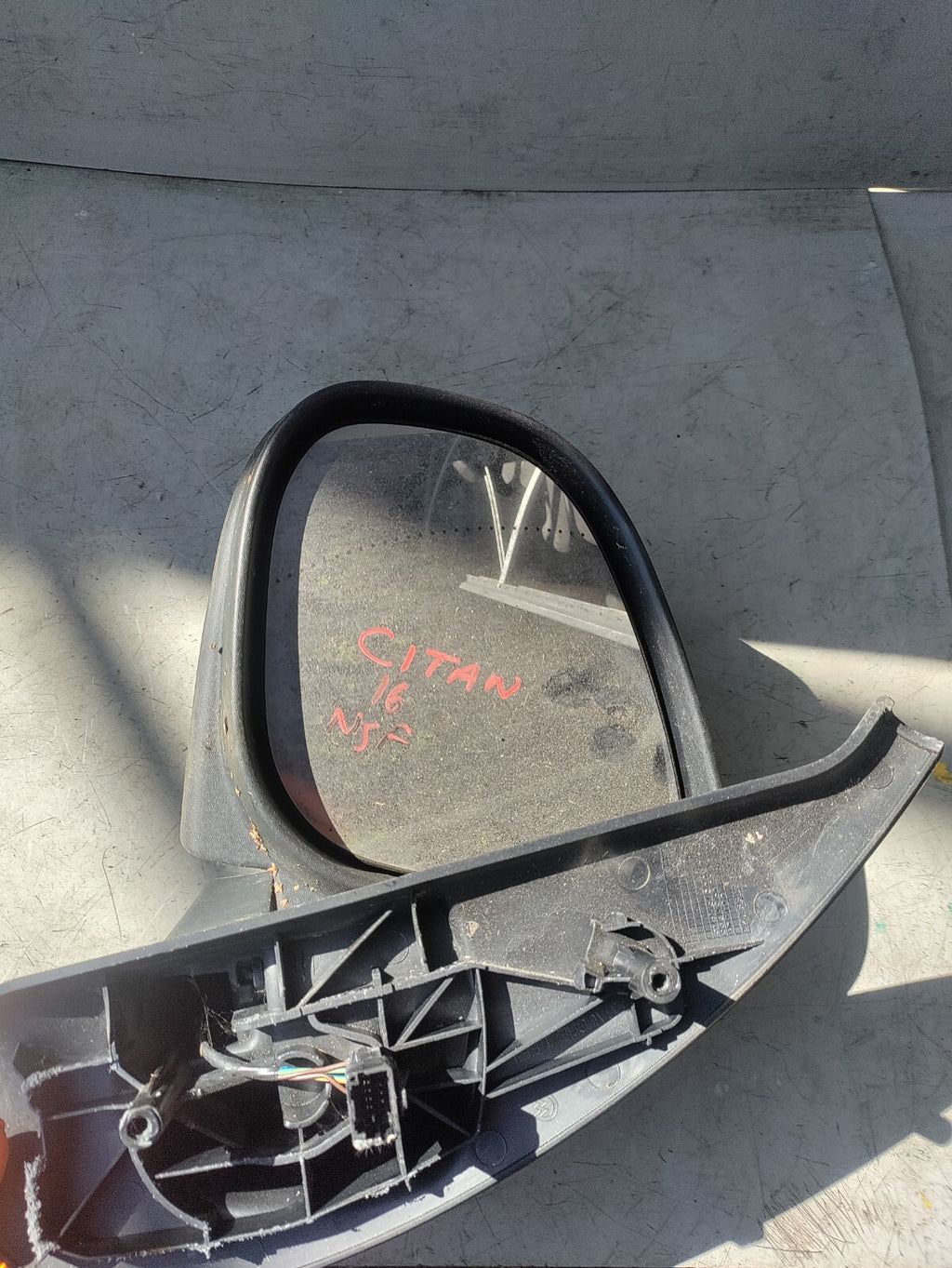 MERCEDES CITAN W415 2015 NS PASSENGER SIDE FRONT ELECTRIC MANUALFOLD WING MIRROR